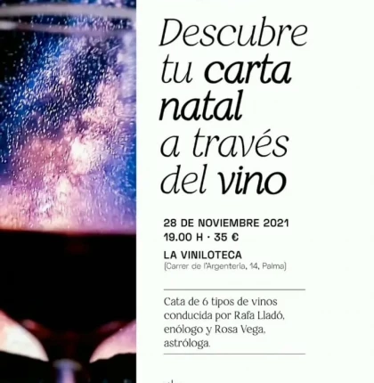 Descubre tu carta natal a través del vino en La Viniloteca