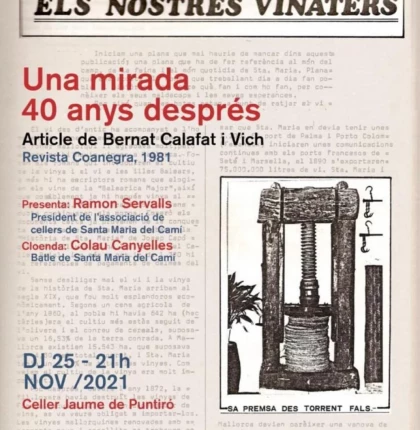 Una mirada 40 anys després - Article de Bernat Calafat i Vich al 1981