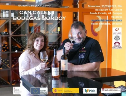 Maridaje de Restaurante Can Calent y Bodegas Bordoy (DO Pla i Llevant)